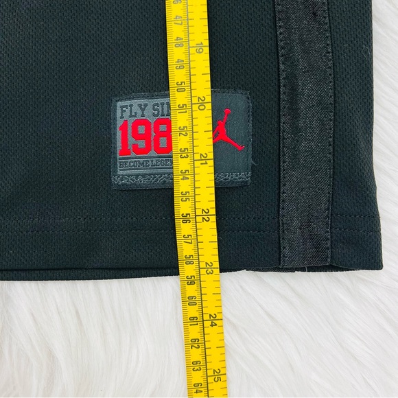 Nike Air Jordan Jumpman Michael Jordan #23 Basketball Jersey Black Red - Picture 11 of 11